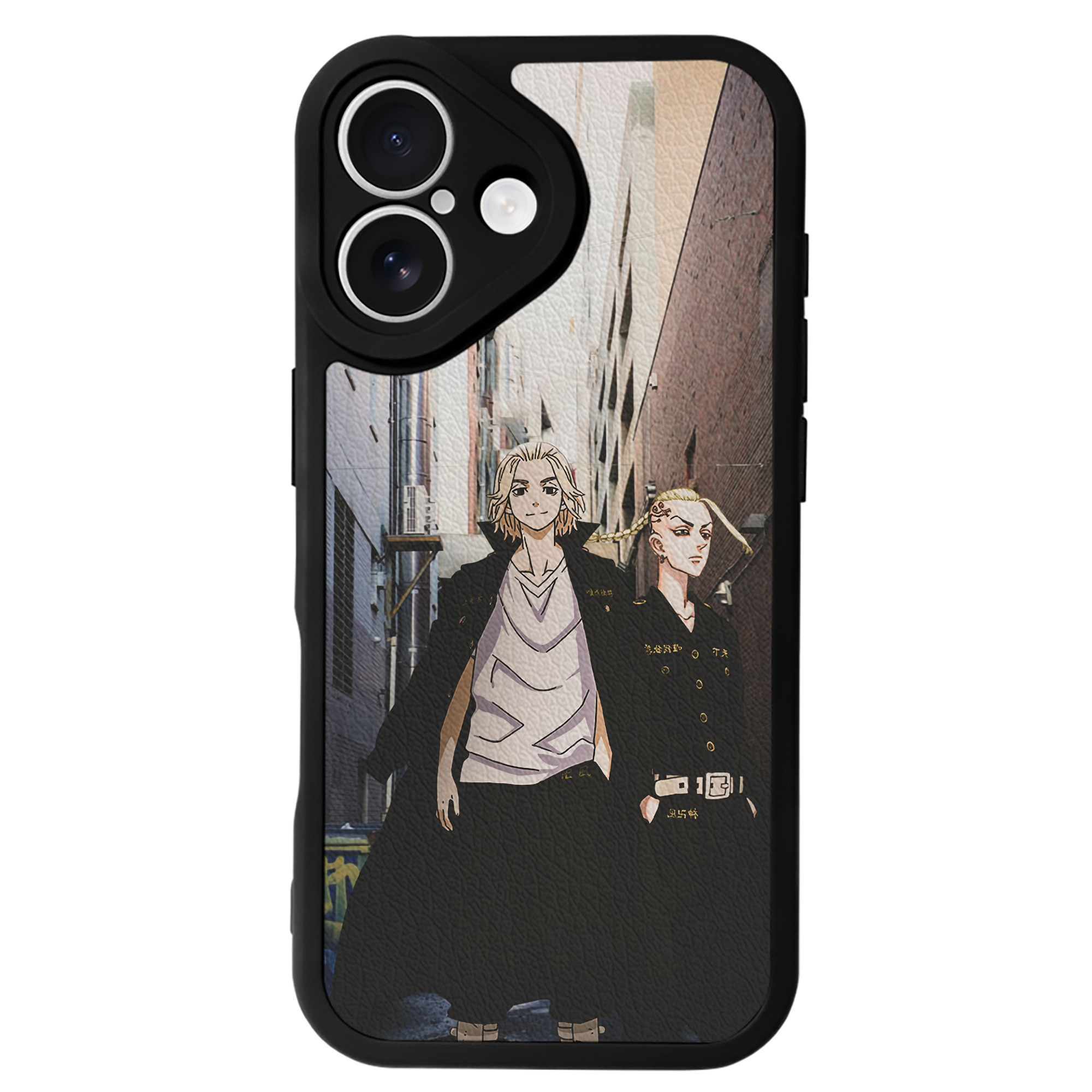 （画像用） 東京リベンジャーズ Tokyo Revengers 【iPhone 16シリーズ対応】シリコンスマホケース（レザー調） 材質：シリコン